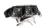 Preview: LED Angel Eyes Scheinwerfer für VW Passat 3BG 00-05 schwarz